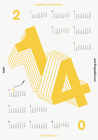 typeklang calendar 2014